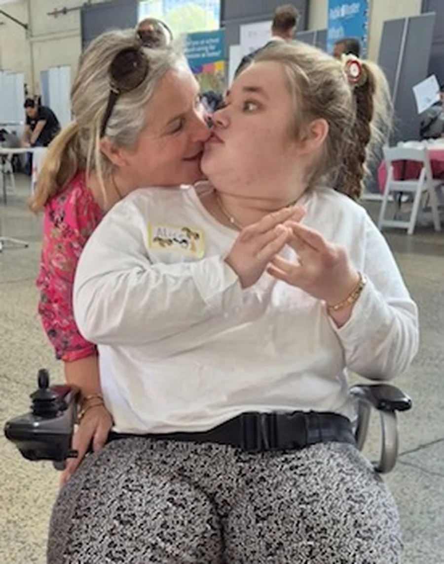 A family moment showing love, support and connection